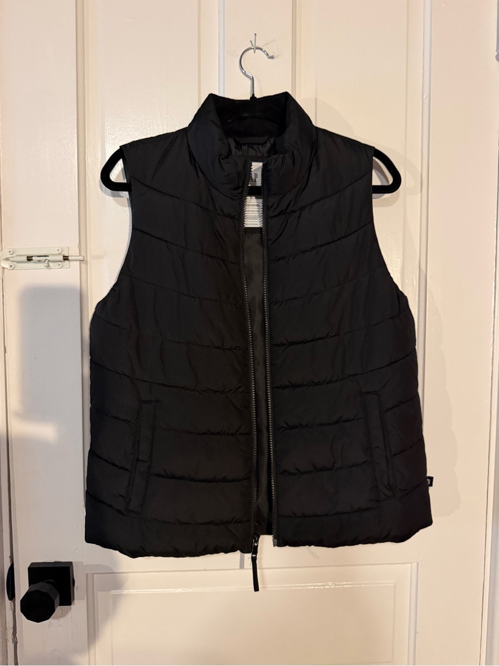 GAP Black Quilted ColdControl Vest